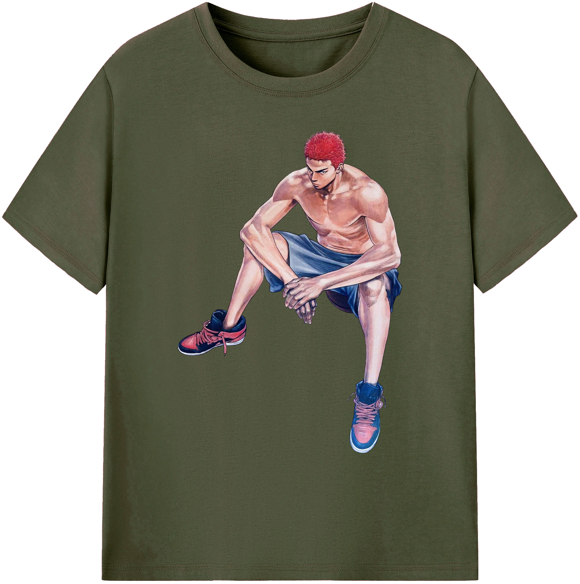 （画像用） SLAM DUNK／スラムダンク 綿100％ メンズ半袖Tシャツ｜肌触りやわらか＆通気性
